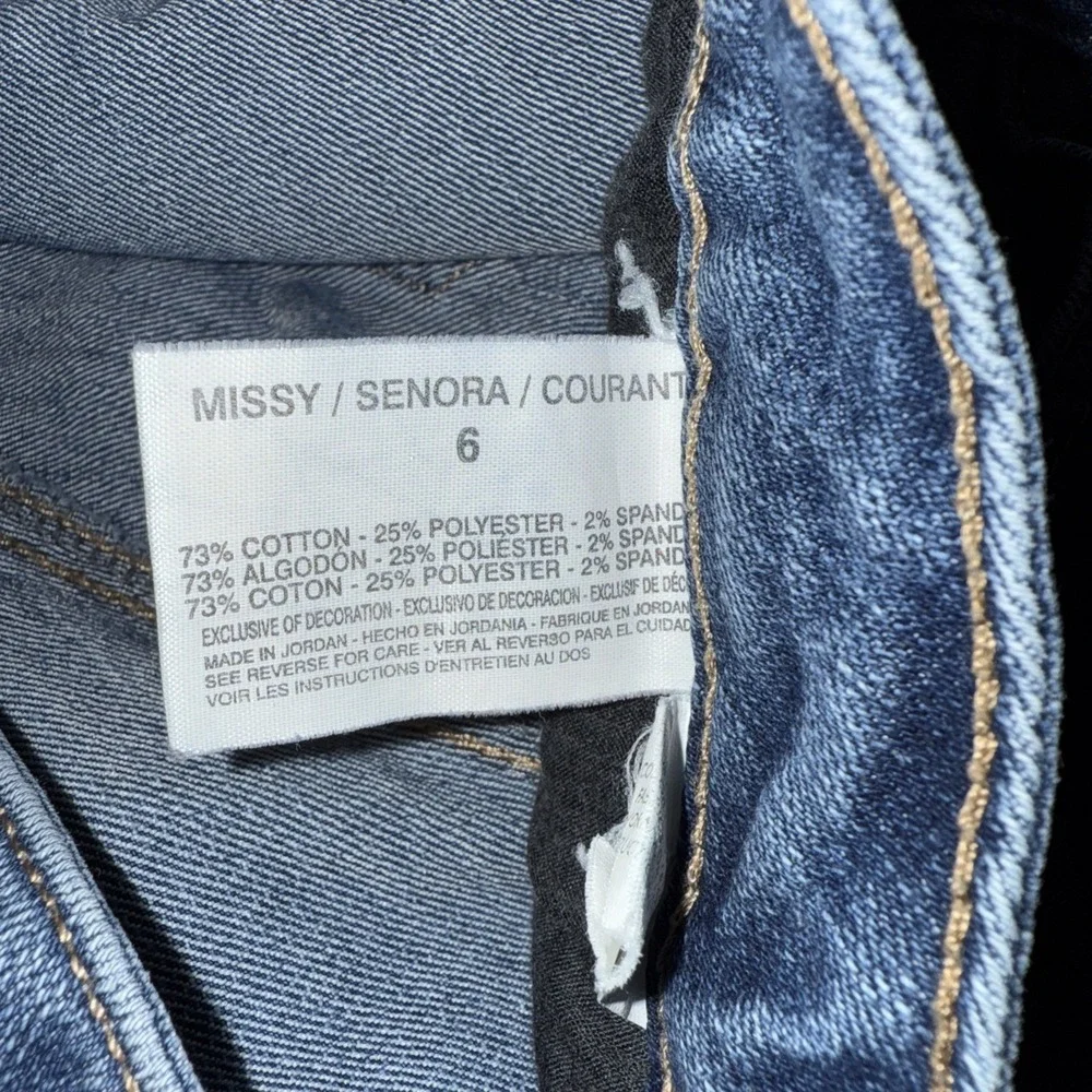 Nine West Vintage America Jeans‎ Juniors 6/28 Blue Stone Wash